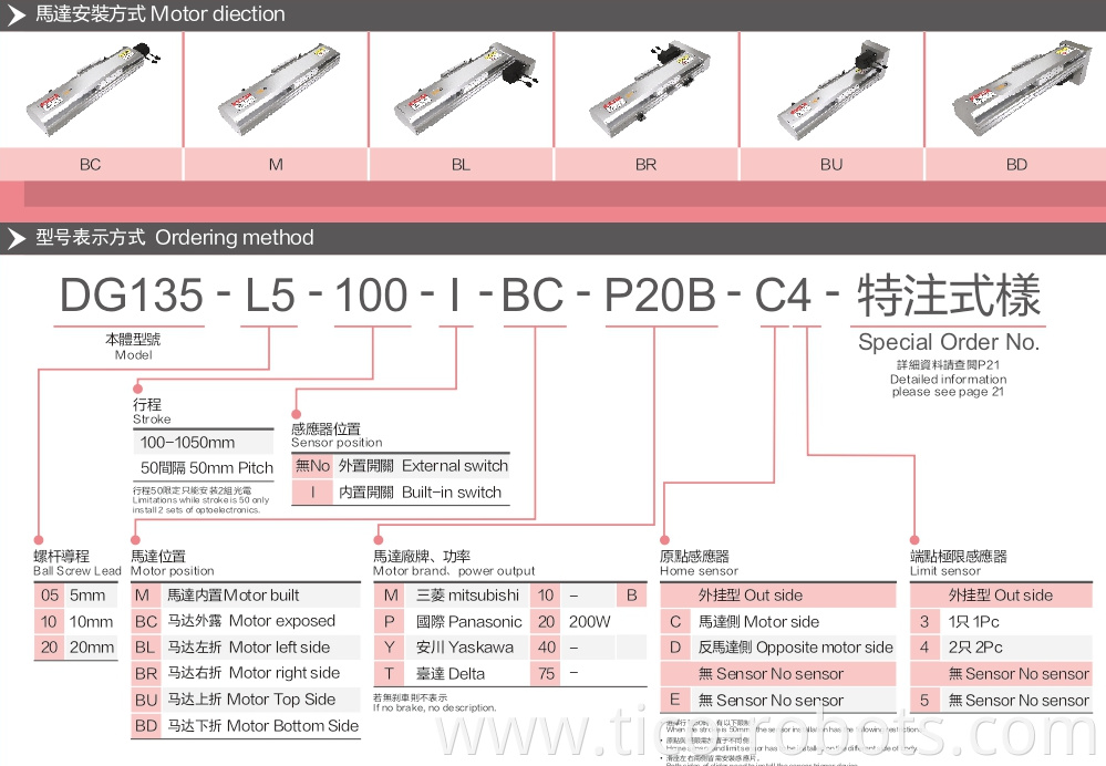 Precision Miniature Linear Guide Rail Dg135 Mini Equipment